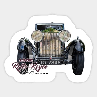 1932 Rolls-Royce 20-25 Sedan Sticker